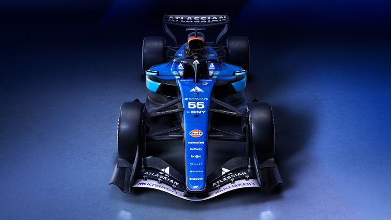 So kleidet sich der Williams FW48. (Quelle: Williams/X)