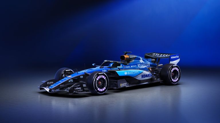 So kleidet sich der Williams FW48. (Quelle: Williams/X)
