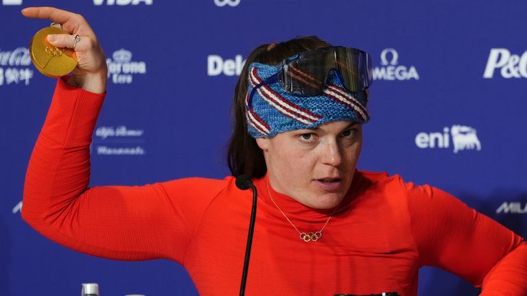 Johnson is one of several to see the medal detach from the ribbon 