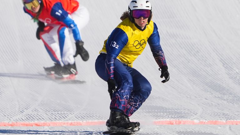 The winning moment for Charlotte Bankes in the final