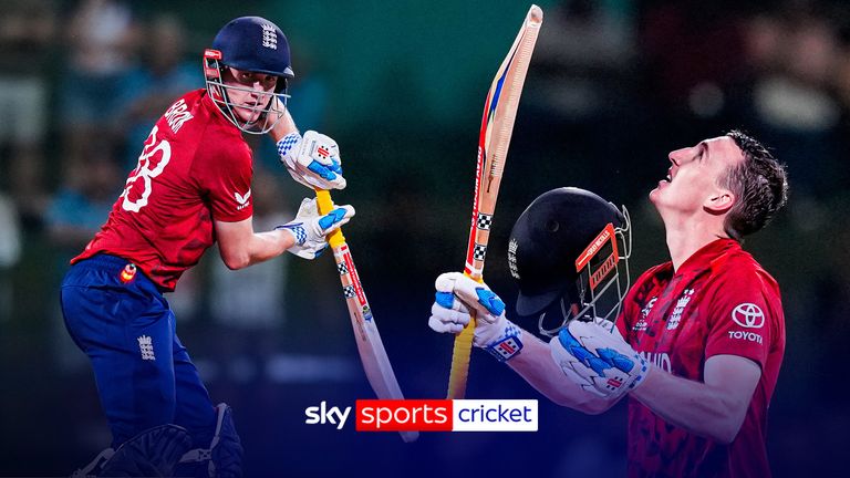 Take a look at Harry Brook's best bits from England's victory over Pakistan in the T20 World Cup