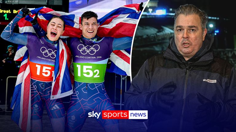 Geraint Hughes reports from Milan-Cortina as Team GB win their third gold of the games in the mixed team skeleton