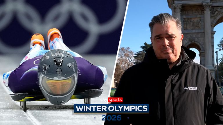 Sky Sports Geraint Hughes explains why Ukrainian skeleton racer Vladyslav Heraskevych has been banned from wearing a helmet which has photos of friends and athletes who have lost their lives in the war with Russia.