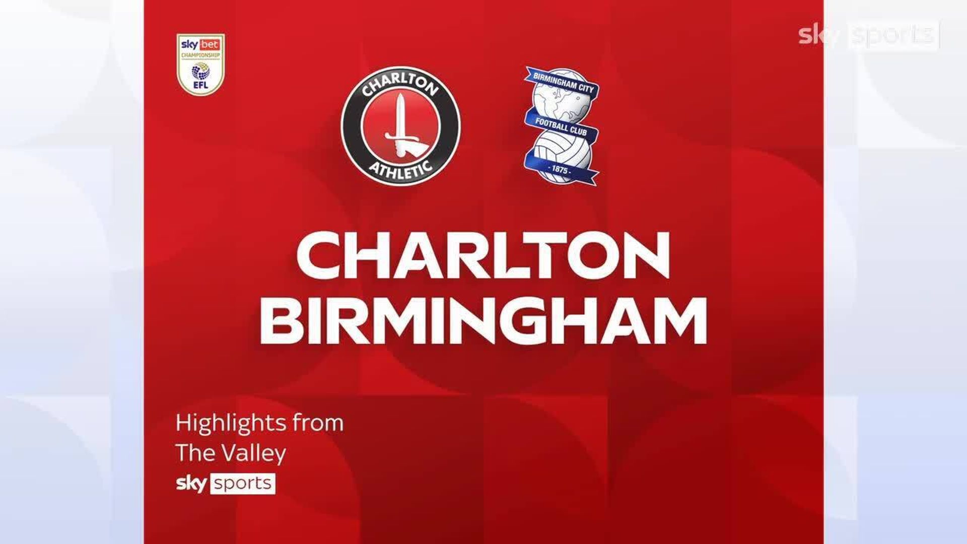 Charlton 1-0 Birmingham