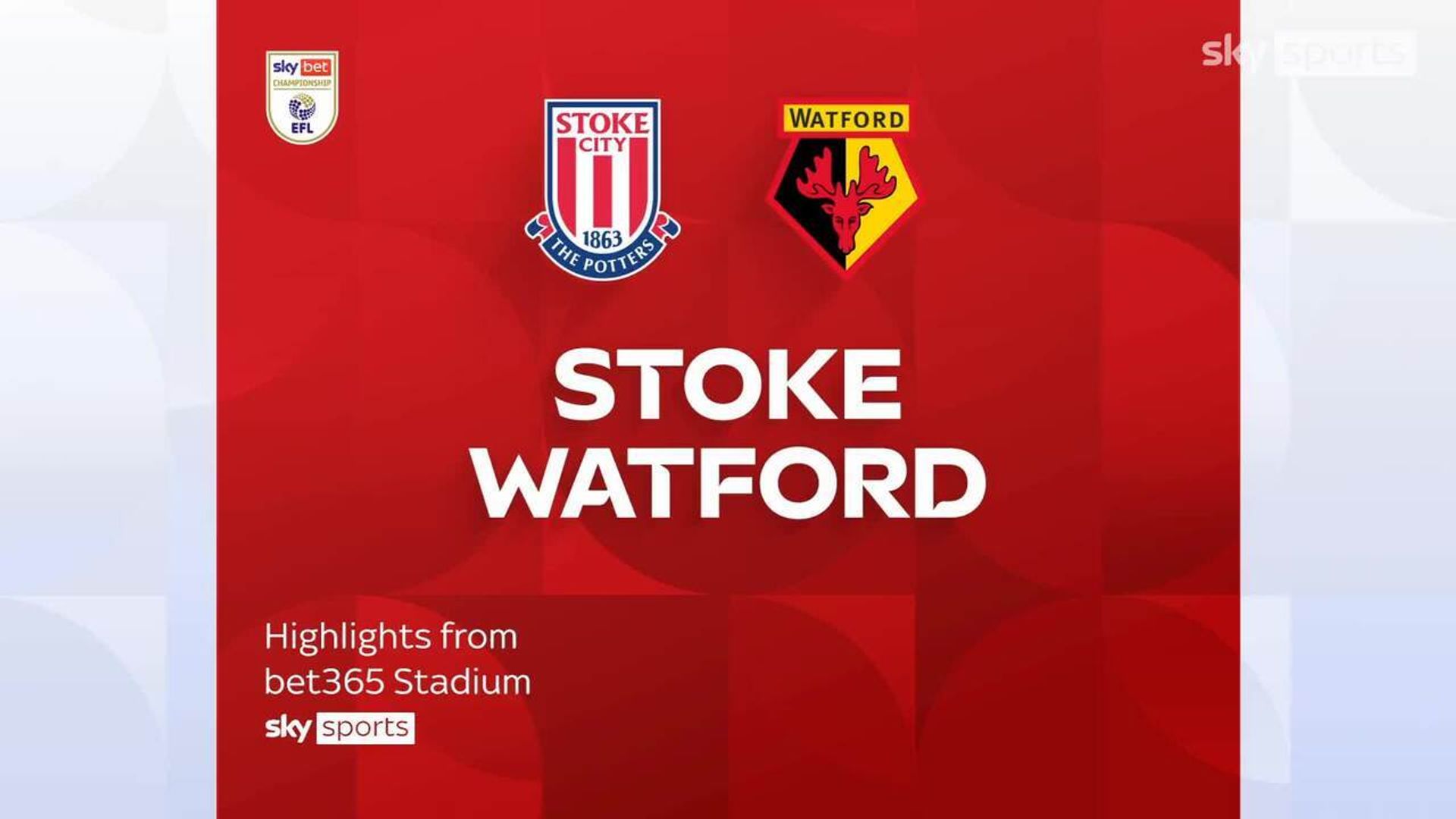 Stoke 3-1 Watford