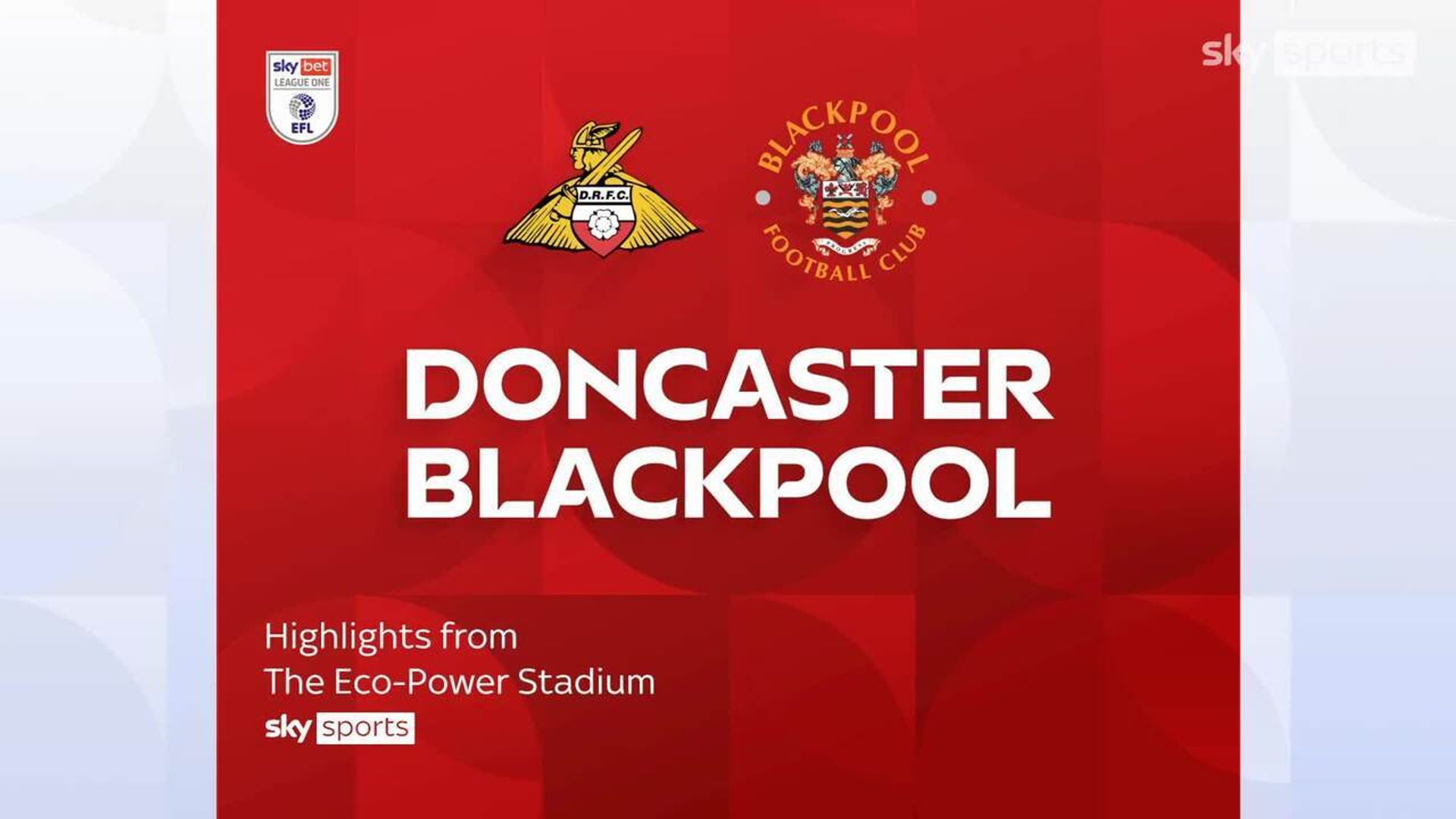 Doncaster 2-1 Blackpool