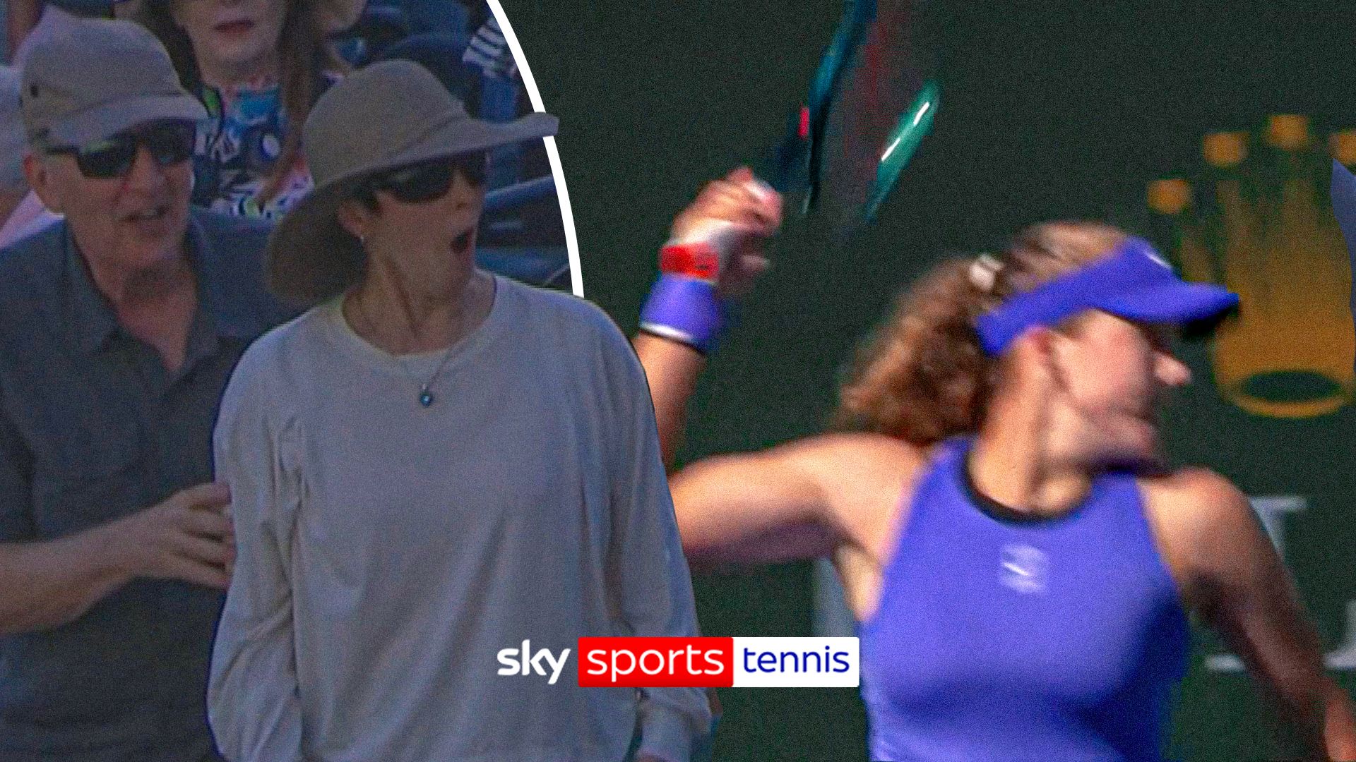 Andreeva SHOCKS crowd in outburst as she SMASHES racket in defeat