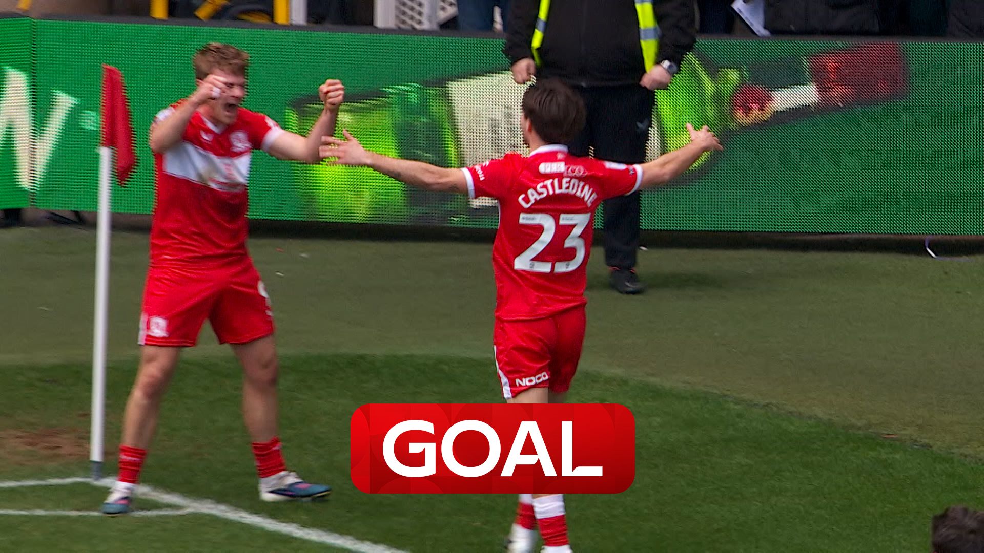 'They are determined to stand tall!' | Castledine fires Boro in front