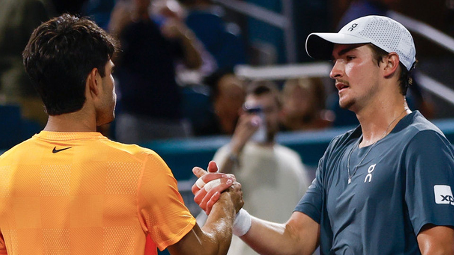Alcaraz predicts bright future for Fonseca as Sabalenka advances at rain-hit Miami Open