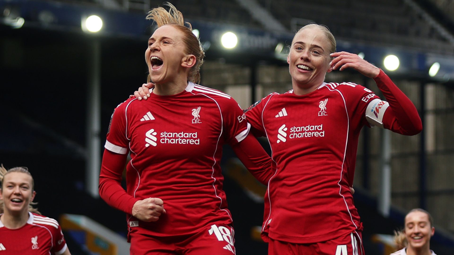 WSL: Dominant Liverpool double lead at Everton LIVE! & highlights