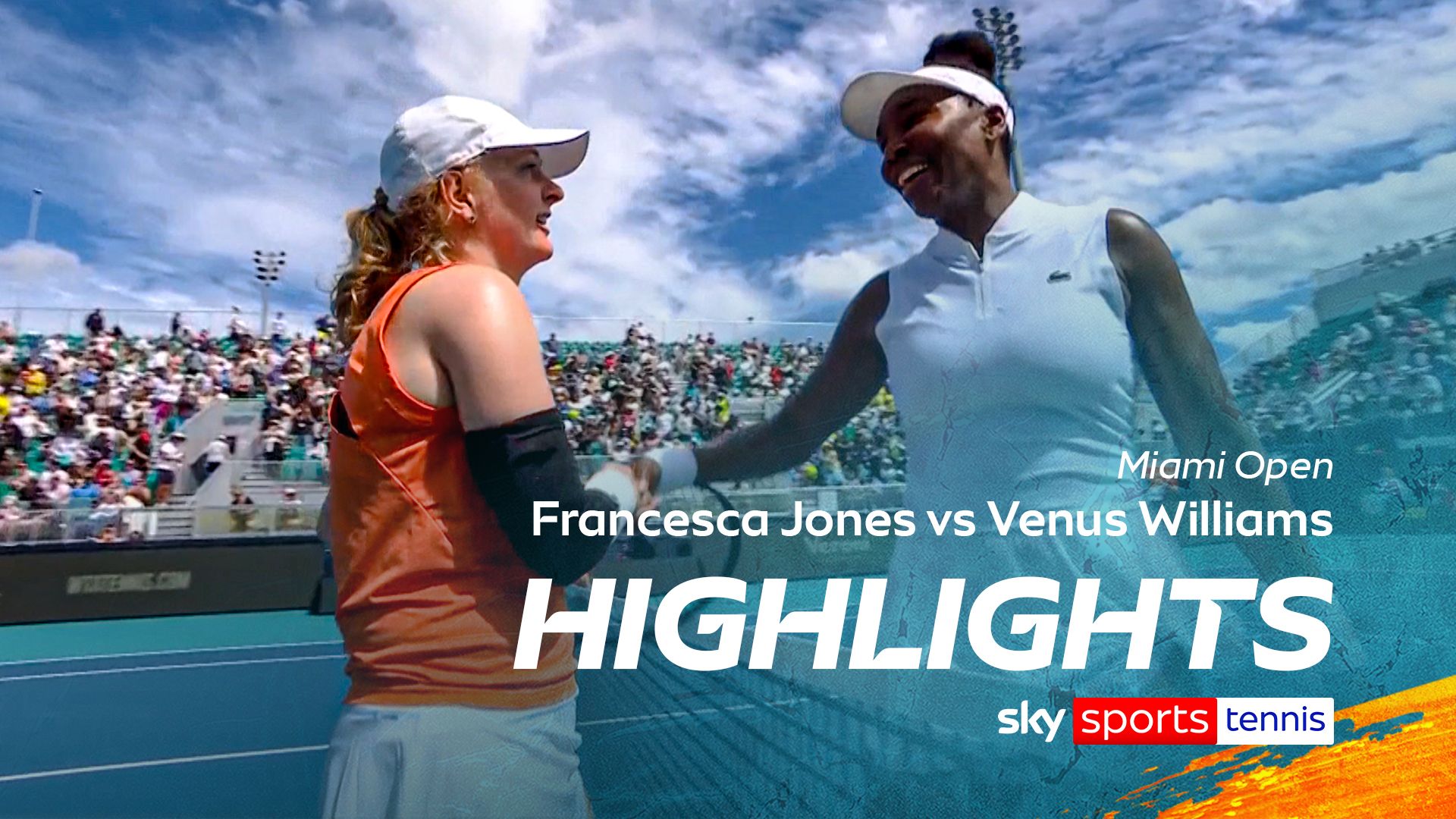 Jones defeats three-time Miami champ and idol Venus Williams
