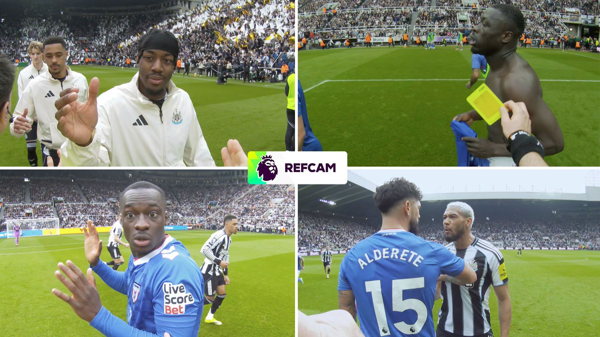 Watch the best RefCam moments from Newcastle v Sunderland
