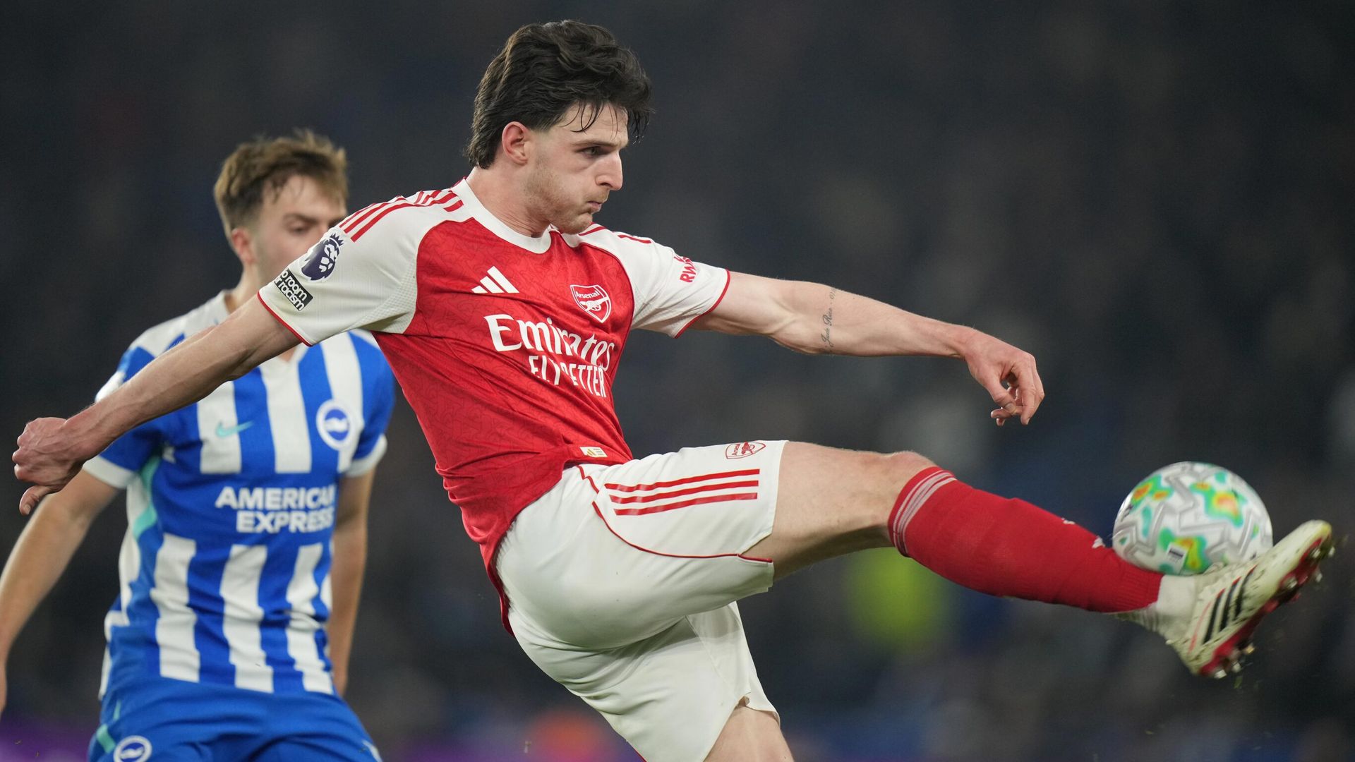 Arsenal move SEVEN points clear after gritty win at Brighton LIVE!
