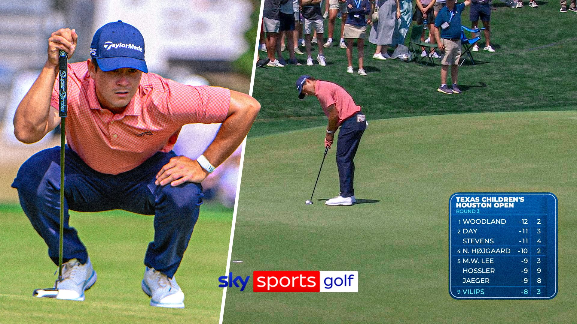 Pro golfer experiences drastic putt swing from birdie to triple bogey