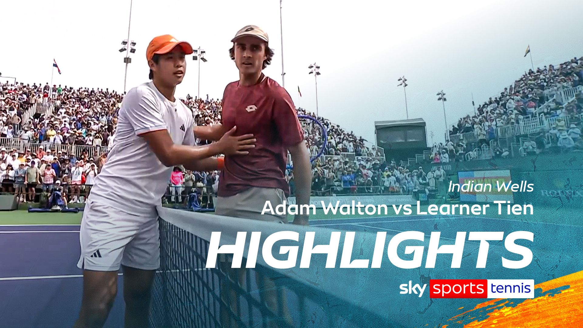 Tien edges Walton in two tie breaks to progress in Indian Wells