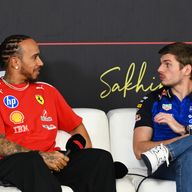 Lewis Hamilton and Max Verstappen