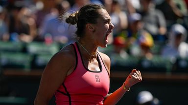 Aryna Sabalenka is yet to drop a set at Indian Wells