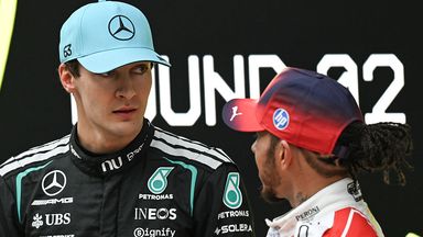 George Russell has hit back at Mercedes' rivals