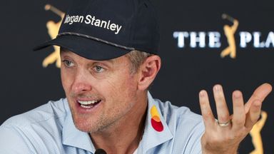 Justin Rose at his press conference ahead of The Players 