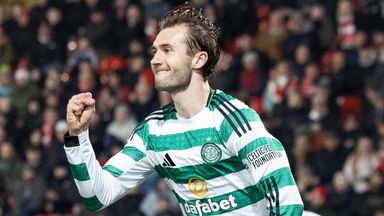 Benjamin Nygren scored Celtic's winner at Aberdeen