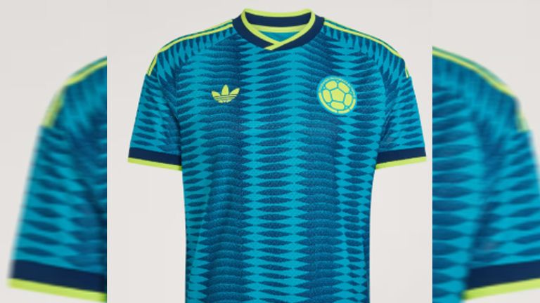 KOLUMBIEN: Auswärtstrikot (Quelle: Adidas)