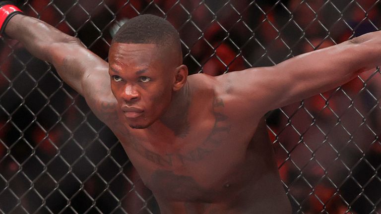 Israel Adesanya was stopped inside two rounds by Joe Pyfer at UFC Fight Night in Seattle 