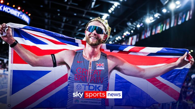 World Athletics Indoor Championships: Josh Kerr wins 3,000m gold for ...