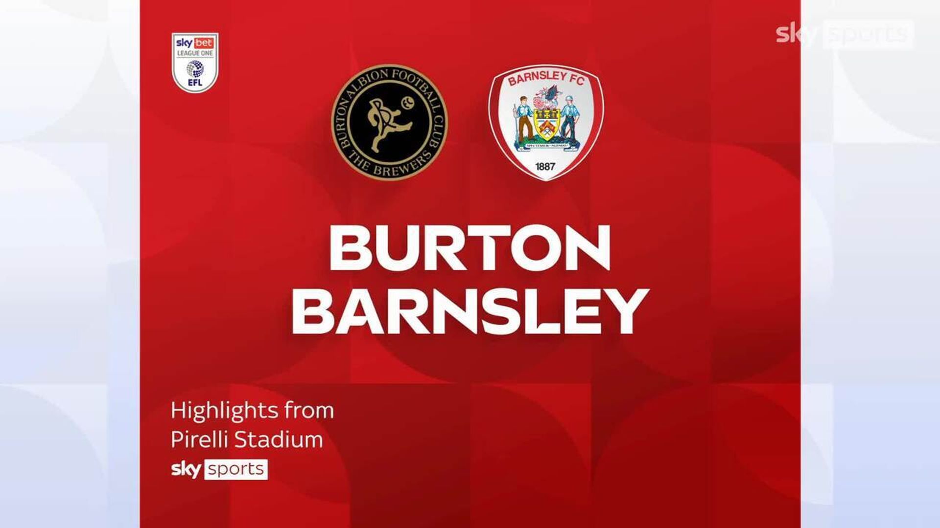Burton Albion 1-1 Barnsley