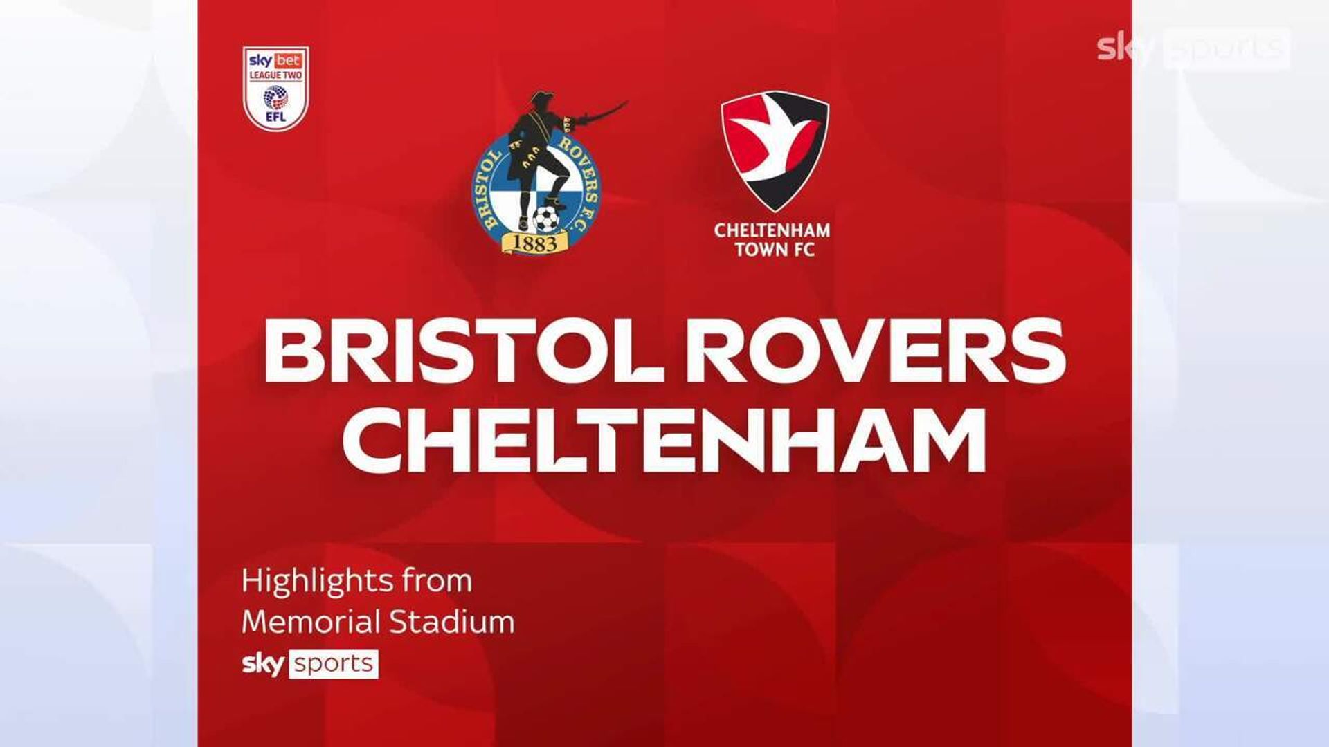 Bristol Rovers 4-0 Cheltenham 