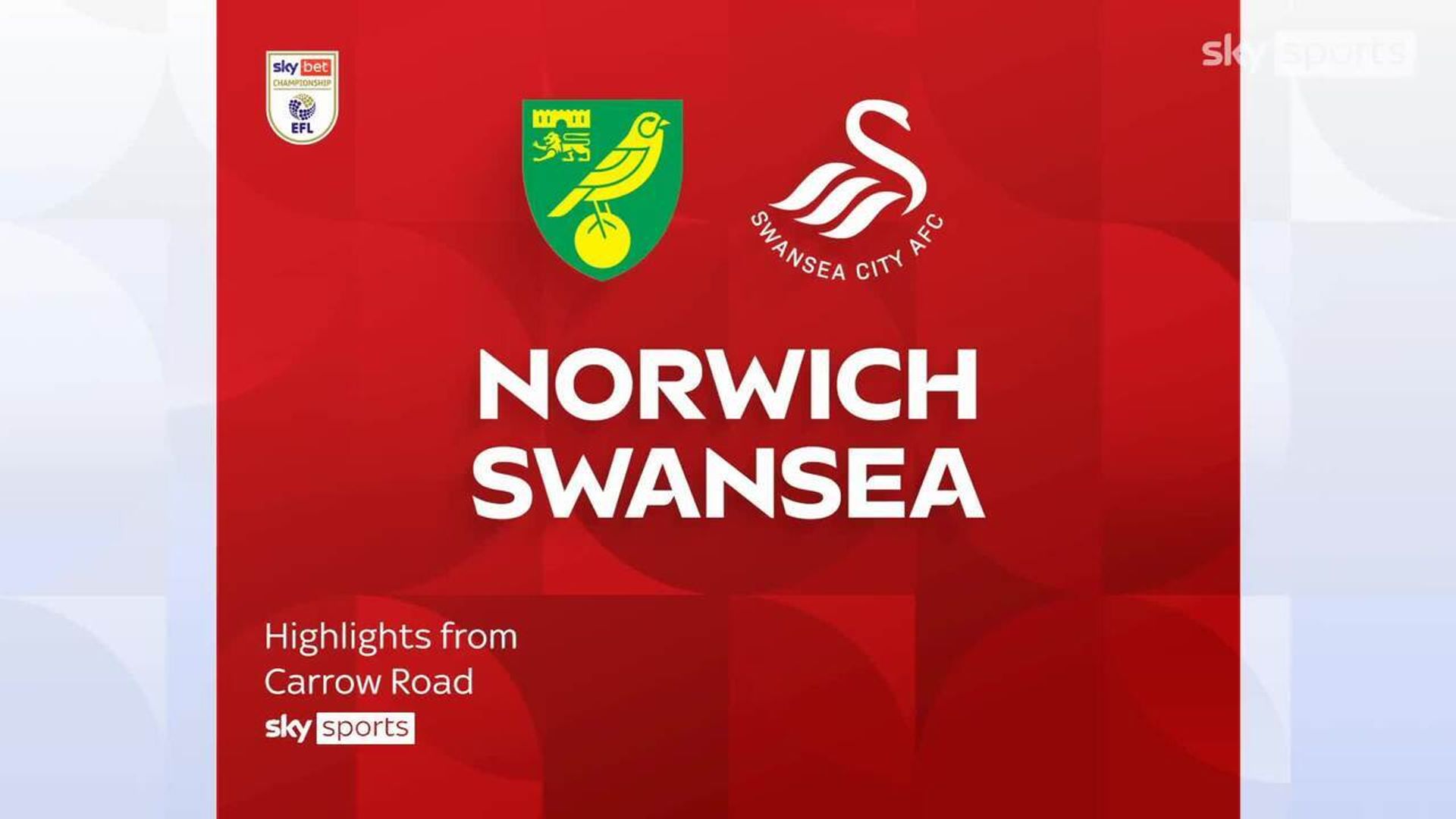 Norwich 1-1 Swansea