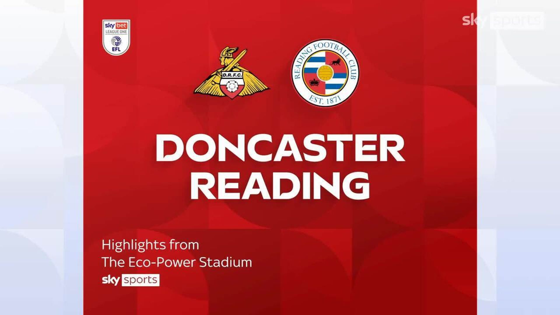 Doncaster Rovers 1-0 Reading