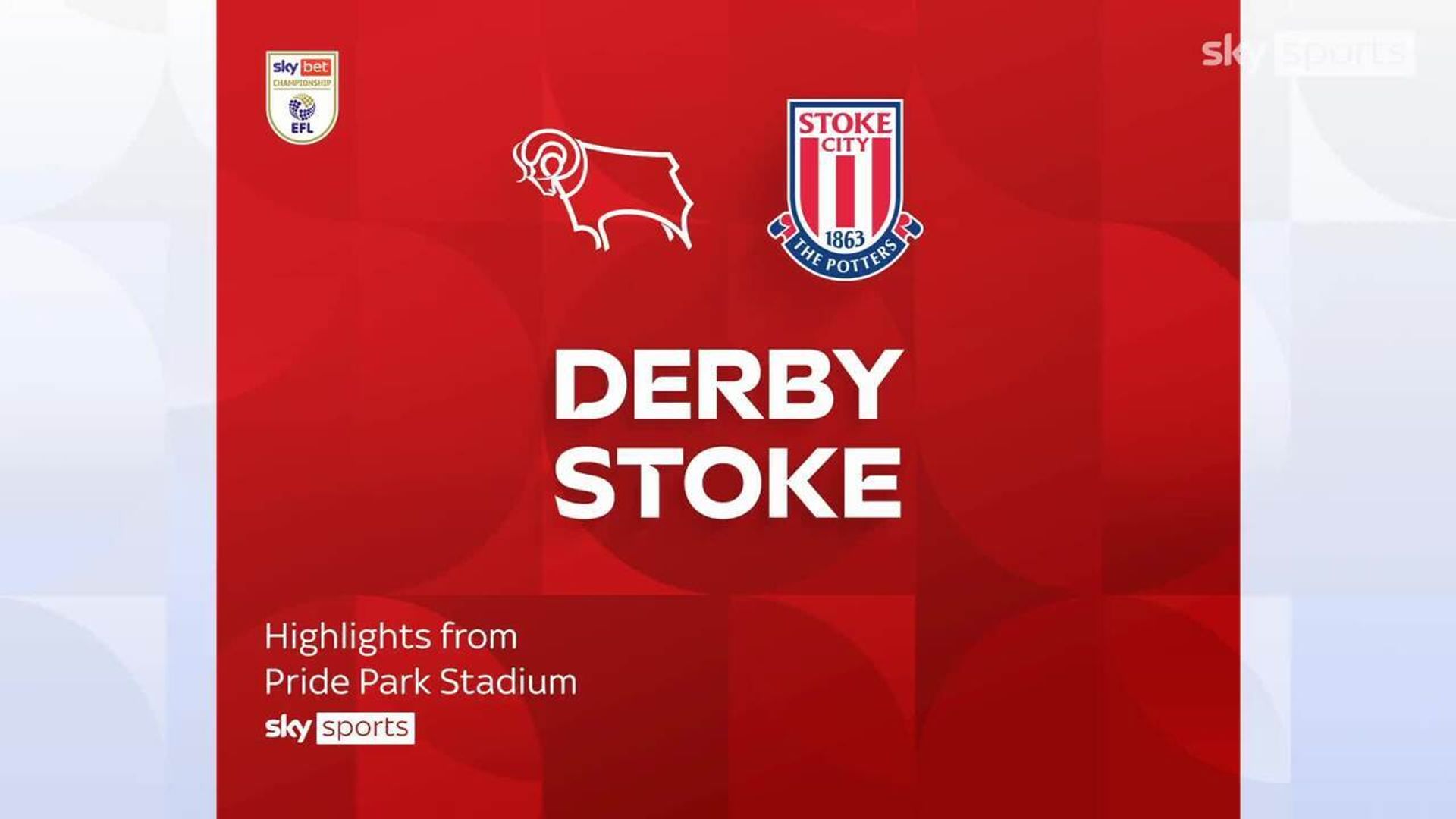 Derby 2-0 Stoke