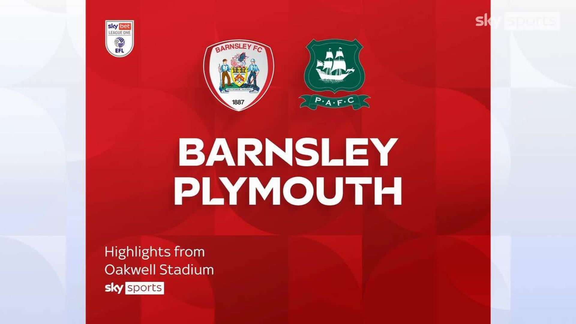 Barnsley 0-3 Plymouth Argyle