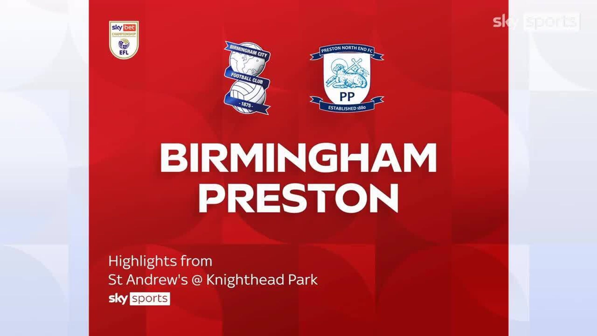 Birmingham 2-1 Preston