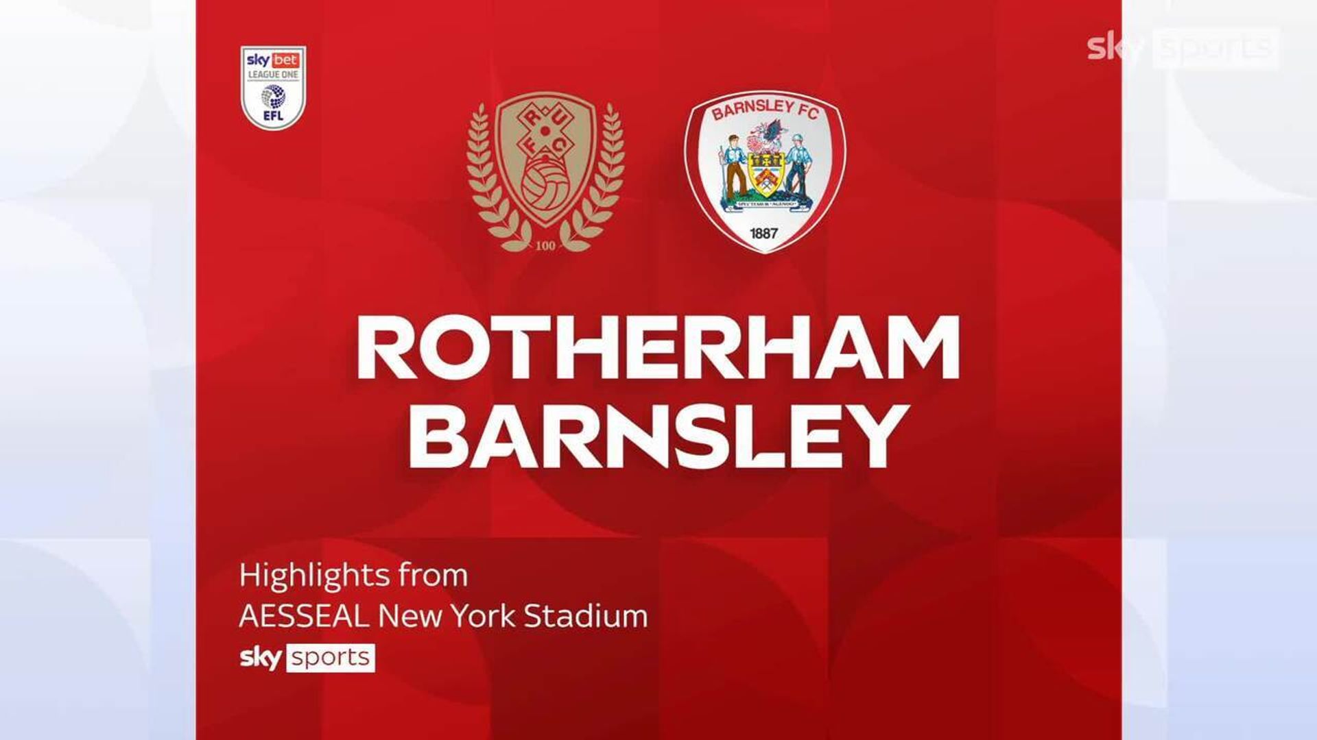 Rotherham United 1-3 Barnsley