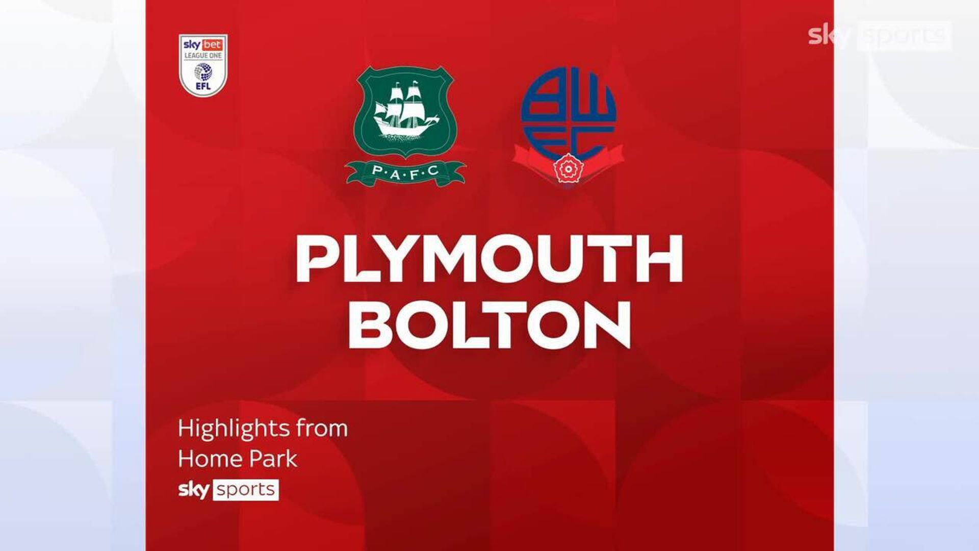 Plymouth 1-2 Bolton Wanderers