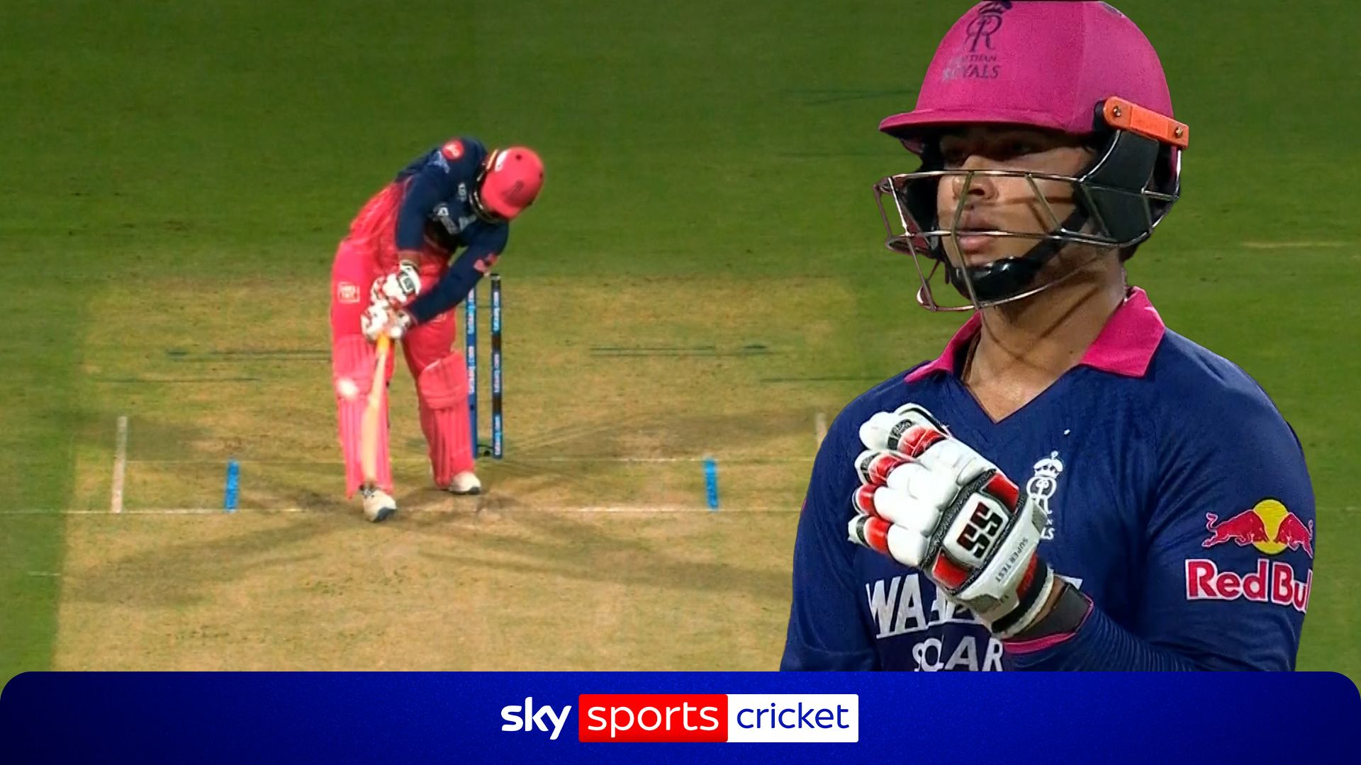 15-year-old Sooryavanshi hits INCREDIBLE helicopter shot for six