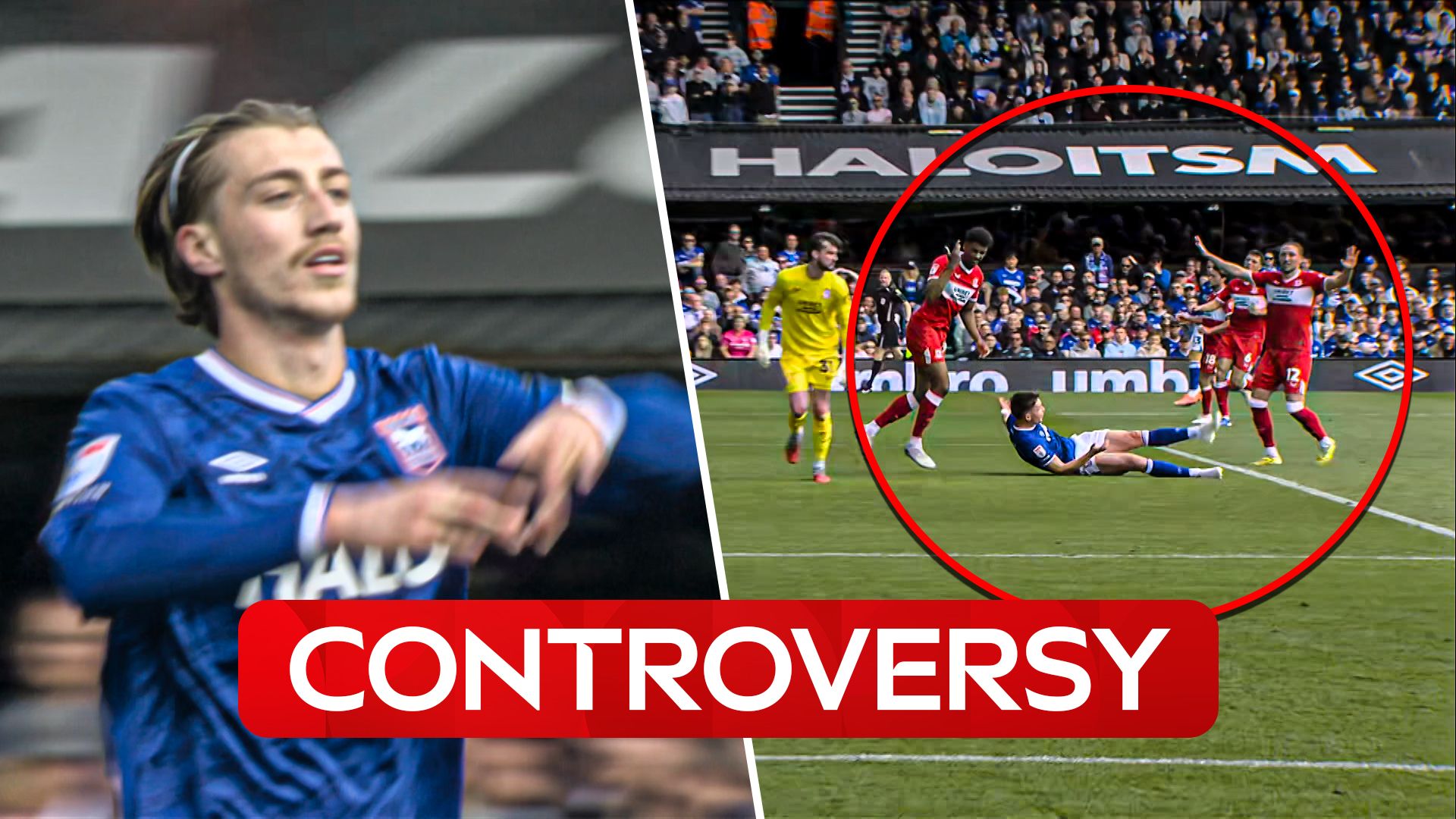 'Very, very soft!' | Ipswich score late equaliser from controversial penalty