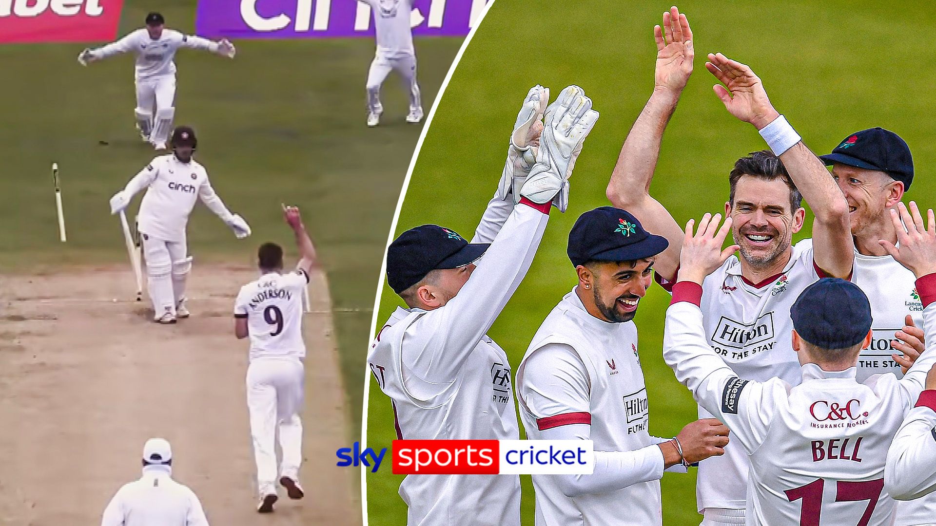 Rolling back the years! Anderson bags five-for in County Championship