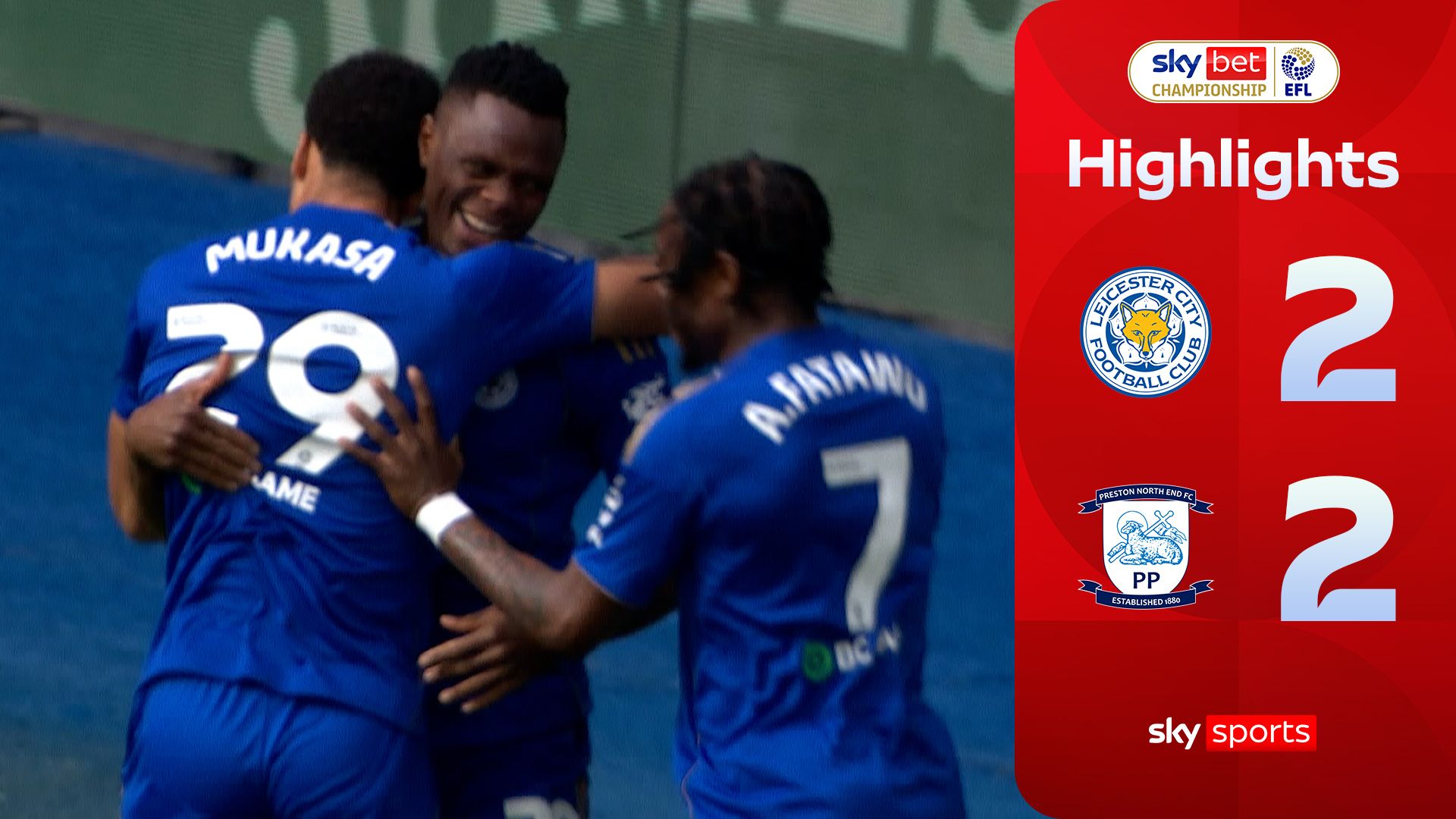 Leicester 2-2 Preston