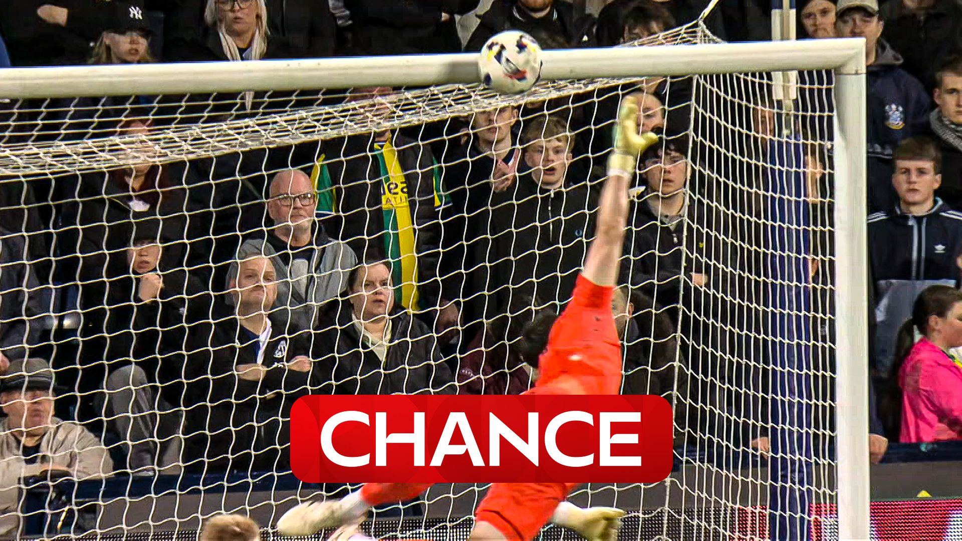 Ivanovic smashes the crossbar from long range for Millwall