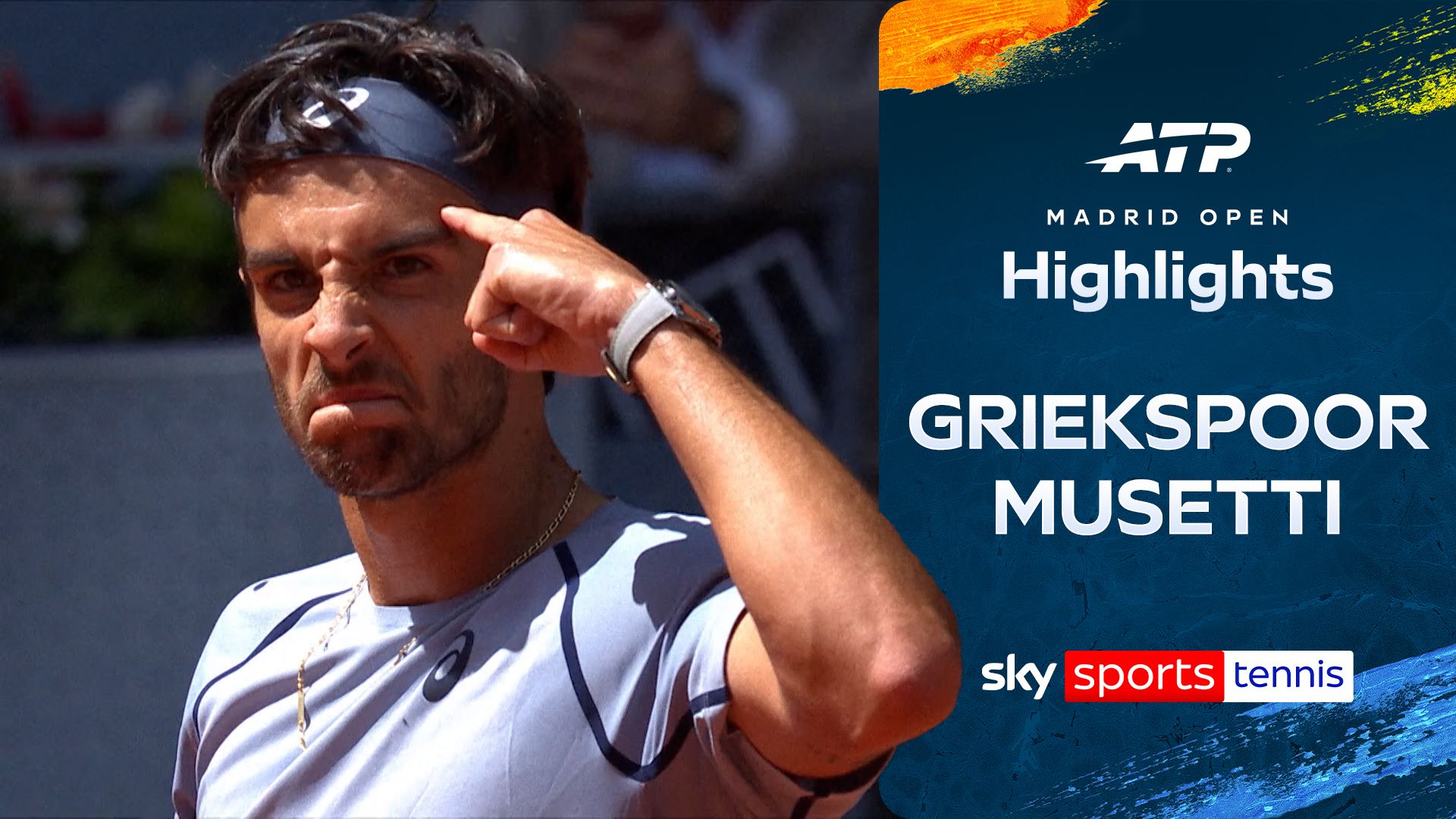 Musetti defeats Griekspoor in straight sets