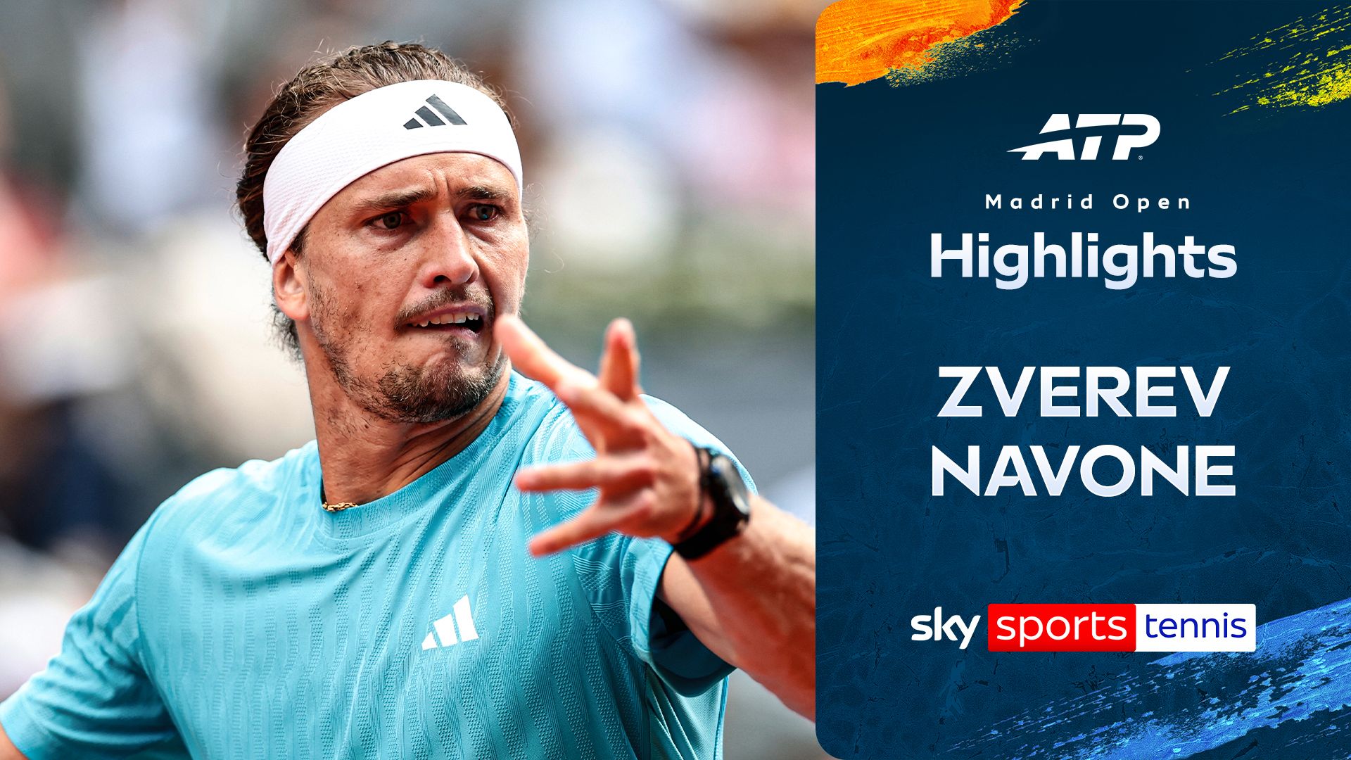 Zverev survives final set scare to advance past Navone