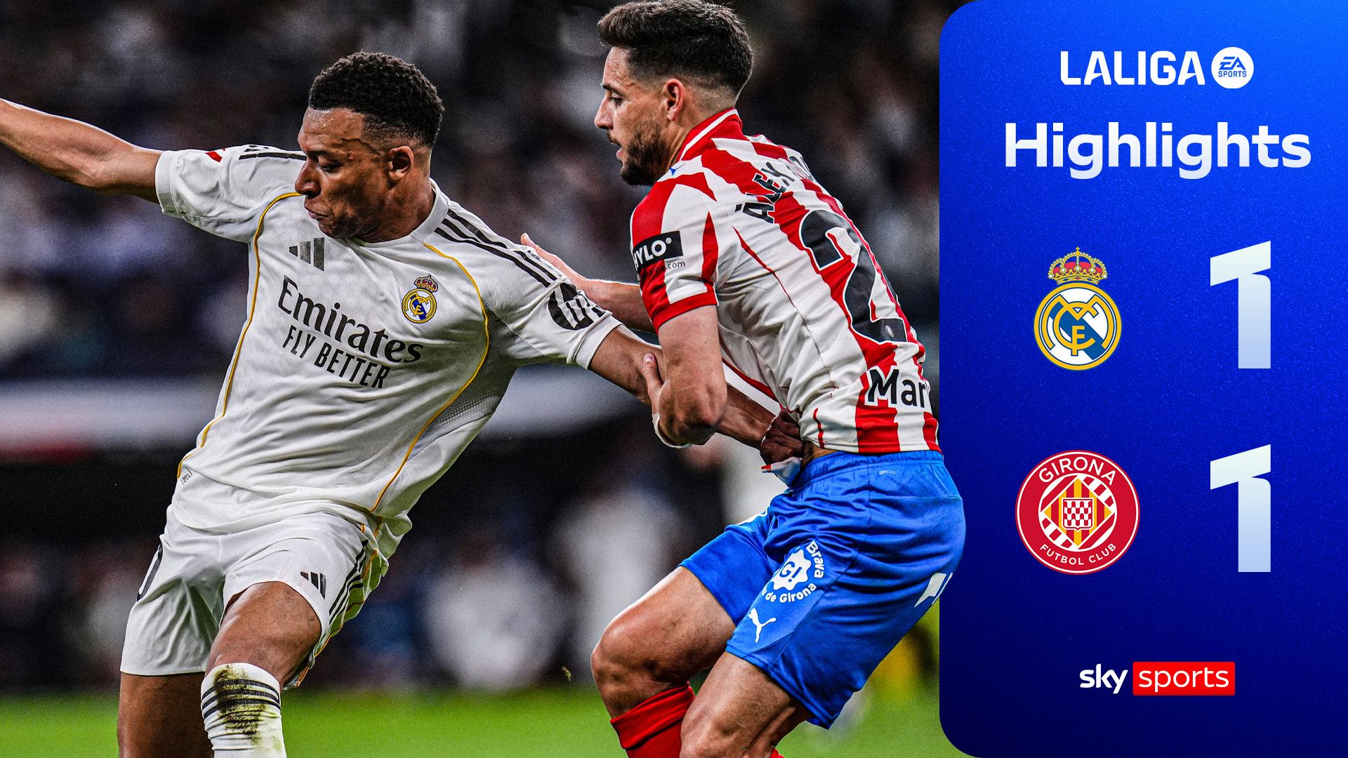 Real Madrid held at home by Girona to thwart title challenge