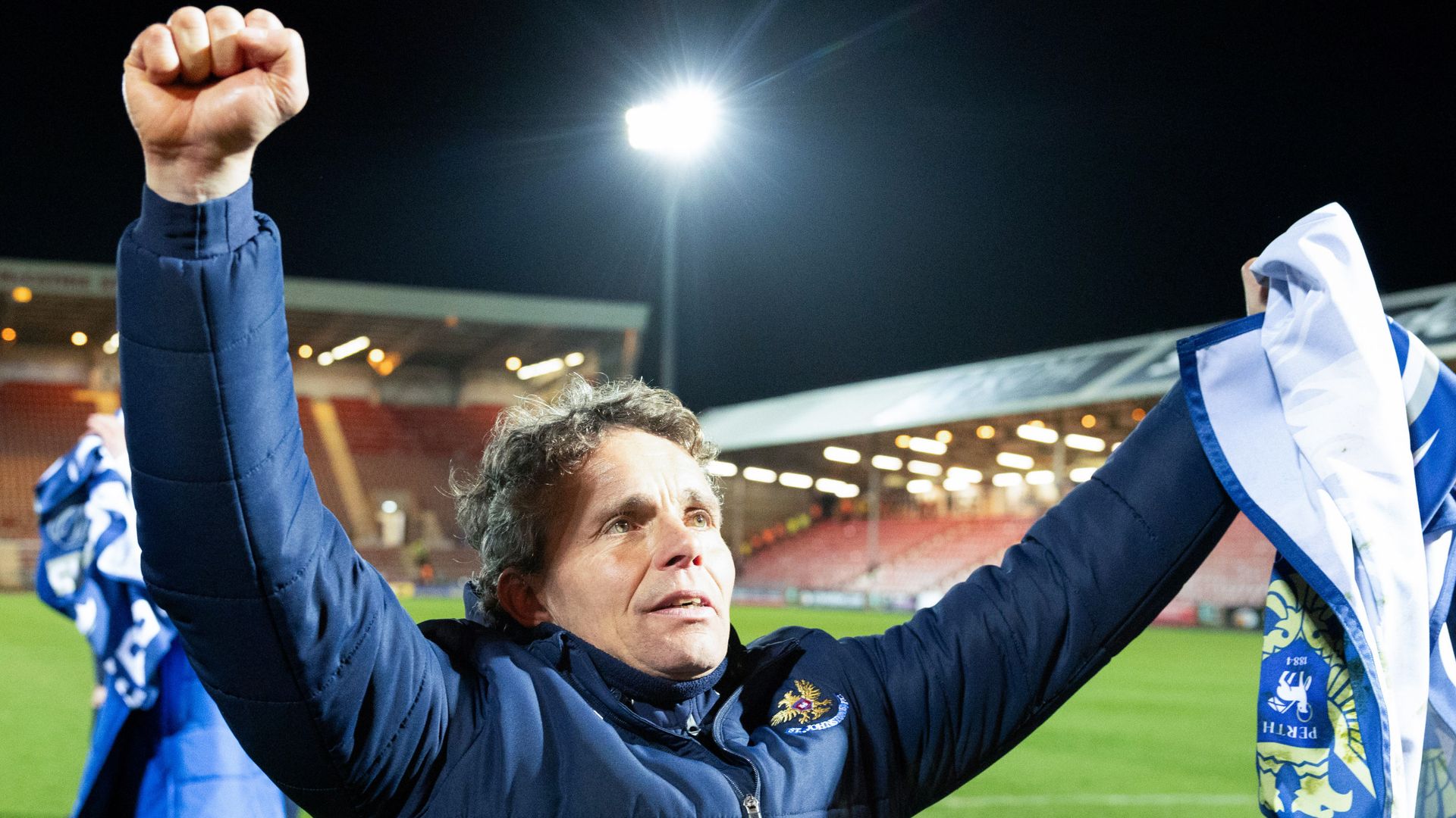 St Johnstone owner praises 'incredible coach' Valakari after Premiership return secured