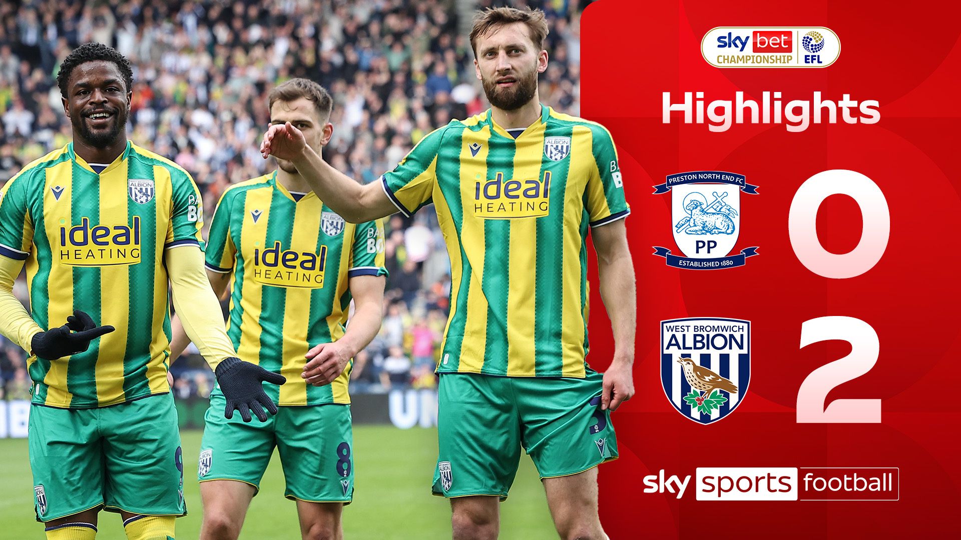 Preston 0-2 West Brom