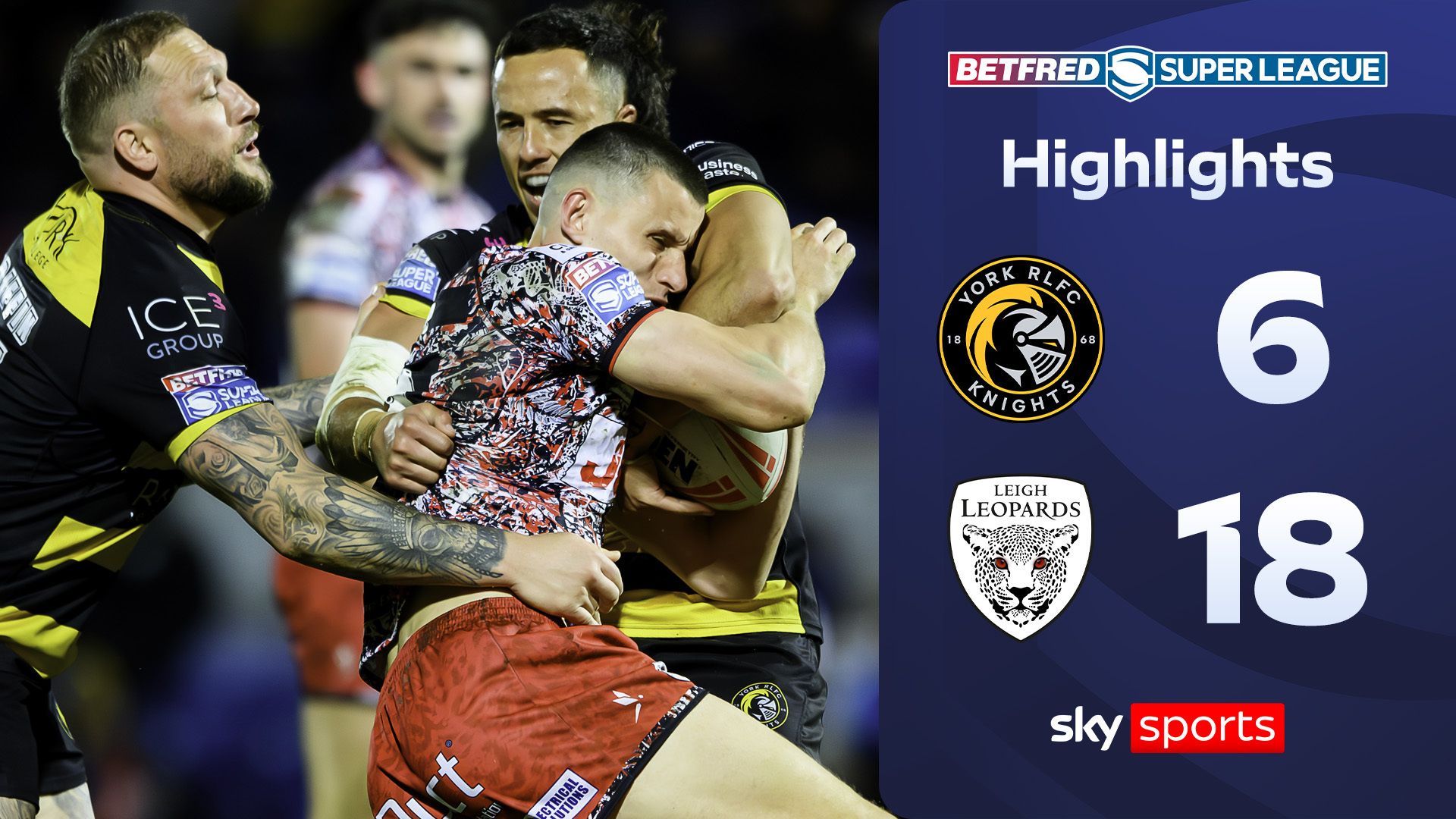 Leigh claim first away win of the season at York