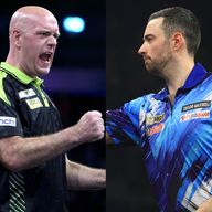 Michael van Gerwen and Luke Humphries face each other on Night 13 of the Premier League Darts season in Aberdeen as the race for the Play-Offs heats up