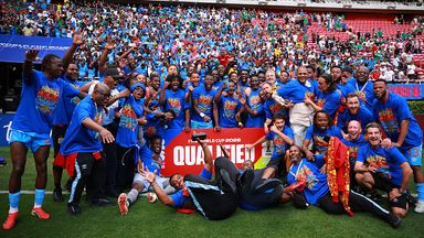 The Democratic Republic of Congo ended a 52-year wait for World Cup qualification after beating Jamaica