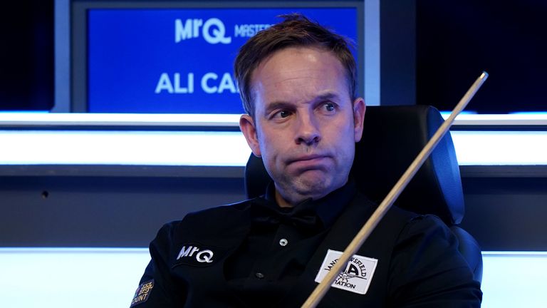 Carter was involved in a 'shoulder barge' incident with O'Sullivan